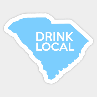 South Carolina Drink Local SC Blue Sticker